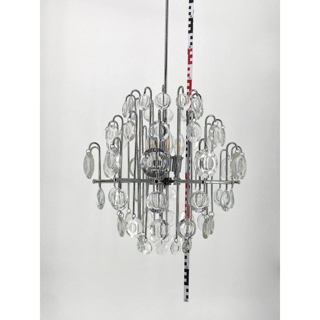 Oscar Torlasco Space Age Chandelier by Oscar Torlascoy, 1970s For Sale - Image 4 of 17