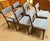 Set of Six Danish Modern Mahogany Framed Dining Chairs by Andels-Möbel-Magasinet, Denmark c.1960 For Sale - Image 4 of 7
