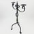 Metal Hand Forged Iron Candelabra 24.5″ (62cm) Antique Gold Patina Finish 2-Arm Royal Scrolled Mantel Decor For Sale - Image 7 of 7