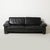 Cor Conseta black leather 3 seater sofa, Germany, 1970s Original condition, wear to the leather on the seats. This piece...