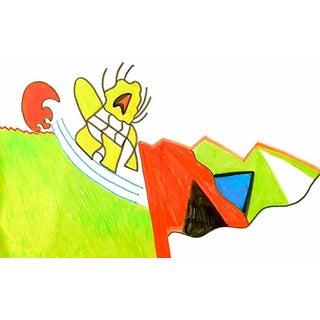 Fred Bugs, Lithograph 94 of 100, Lithograph For Sale