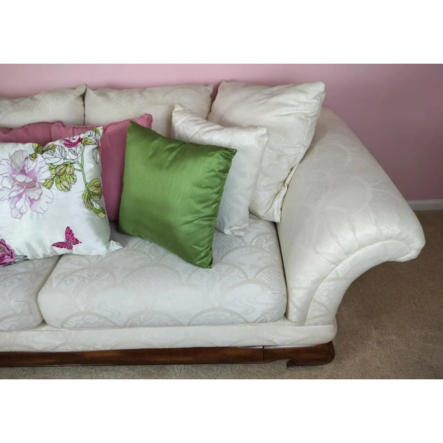 Chinoiserie Chinoiserie Chow Leg Ming Style Sofa by Schnadig International Furniture For Sale - Image 3 of 8