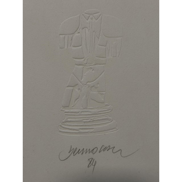 Miguel Ortiz Berrocal, Torso, 1984, Etching, Framed For Sale - Image 4 of 9