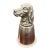 Vintage Gucci Silver-Tone Hound Dog Stirrup Cup For Sale