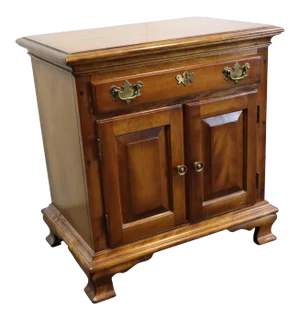 Maple Chippendale Style Nightstand