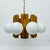 Vintage Pine Wooden Chandelier with Glass Globes, 1970s For Sale - Image 13 of 18