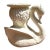Plaster Swan Garden Stool or Drink Table For Sale