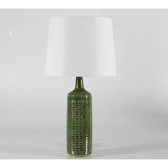 Mid-Century Glazed Ceramic Table Lamp by Per Linnemann-Schmidt for Palshus, Denmark, 1960s For Sale - Image 11 of 11