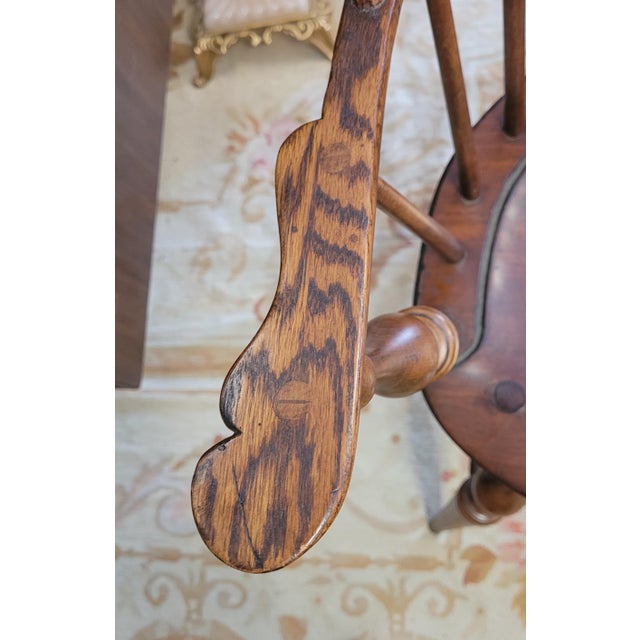 American 1970s D. R. Dimes Signed Continous Bow Back Arm Chair For Sale - Image 3 of 11