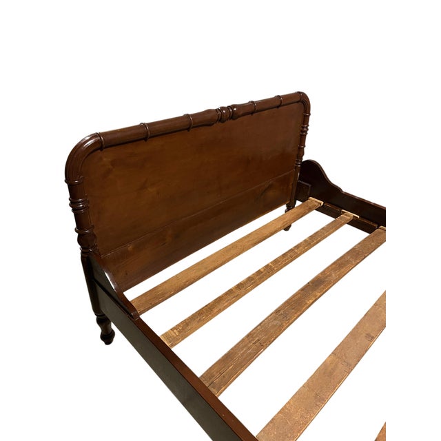 French Upholstered Bed in Serena & Lily For Sale - Image 4 of 12