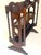 English Gothic Revival Oak Canterbury Bookcase with Original Cane, 1890 For Sale - Image 9 of 14