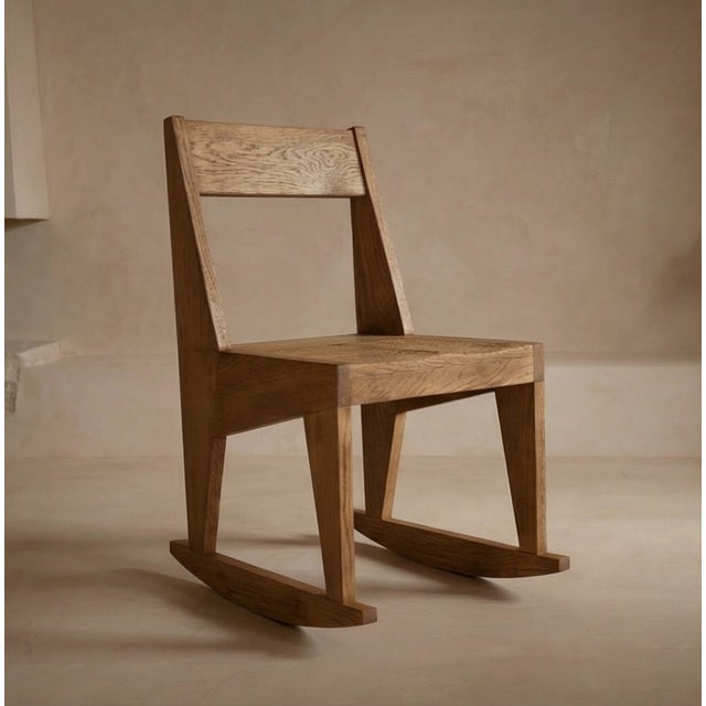 Not Yet Made - Made To Order Rockin Rocking Chair by Marc Geneix Design For Sale - Image 5 of 5