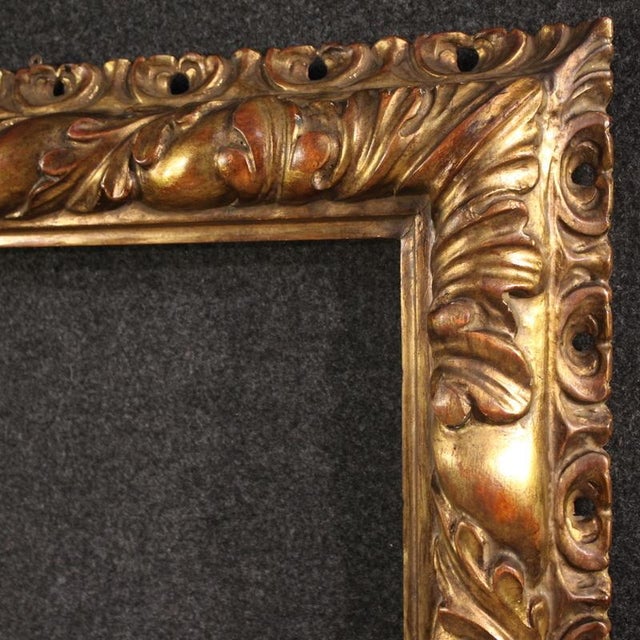 Mid-Century Italian Frame with Floral Ornaments, 1950 For Sale - Image 15 of 16