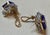 2020s 13 Carat Emerald Cut Tanzanite & 5 Carat Diamond 18 Karat Two Tone Gold Earring For Sale - Image 5 of 8