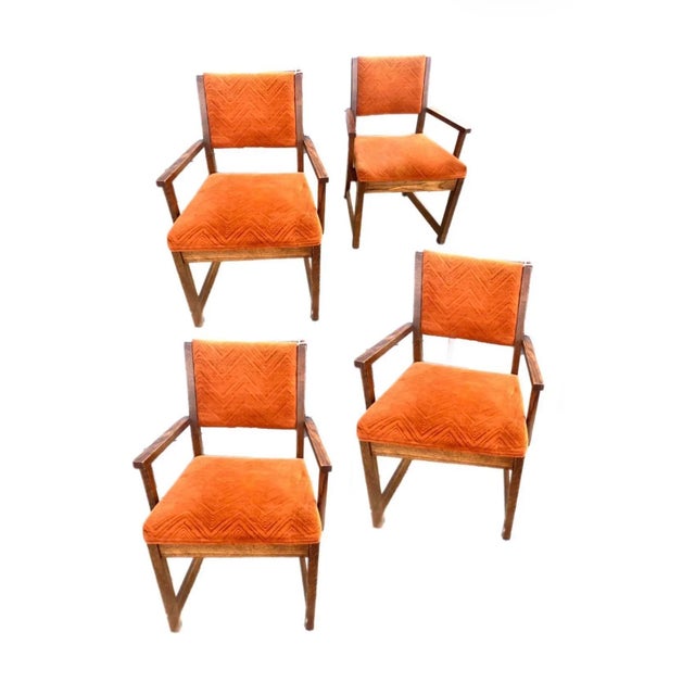 Mid-Century Modern 1970s Mid Century Modern Bernhardt Dining Chairs - Set of 4 For Sale - Image 3 of 7