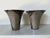 Ceramic Vintage Signed t.p. Raku Pottery Vases – A Pair For Sale - Image 7 of 11