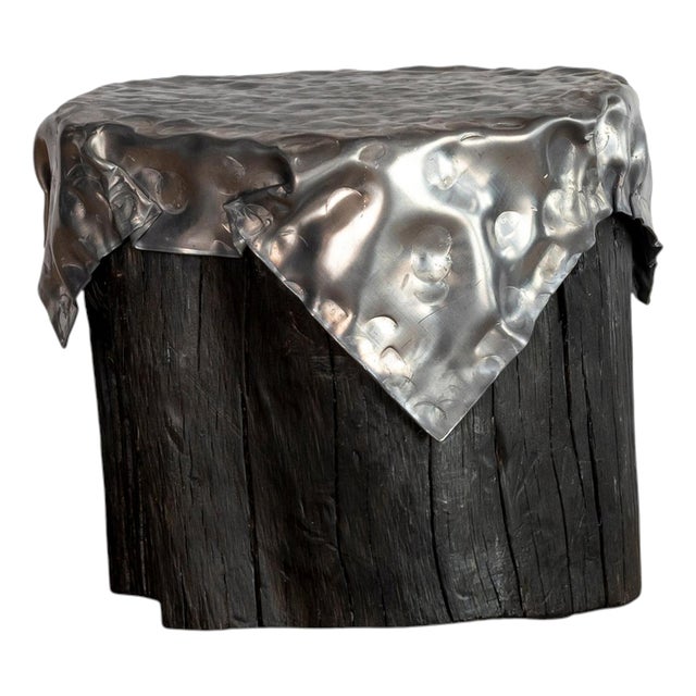 Primitif Functional Sculpture in Elm Wood by Jean-Baptiste Van Den Heede For Sale