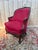 Gondola-Style Bergère Chair in Carved Walnut with Bronze Nails For Sale - Image 6 of 6