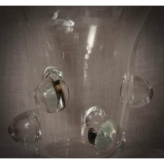 2000 - 2009 Mid-Century Murano Art Glass Vase, 2000s For Sale - Image 5 of 9