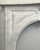 Neoclassical Antique Neoclassical White Marble Fireplace Mantel For Sale - Image 3 of 9