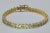 The Eadestown Ladies 14K Yellow Gold Bracelet set with 5 CTW Diamonds. Expertly crafted in 14 karat yellow gold, this...