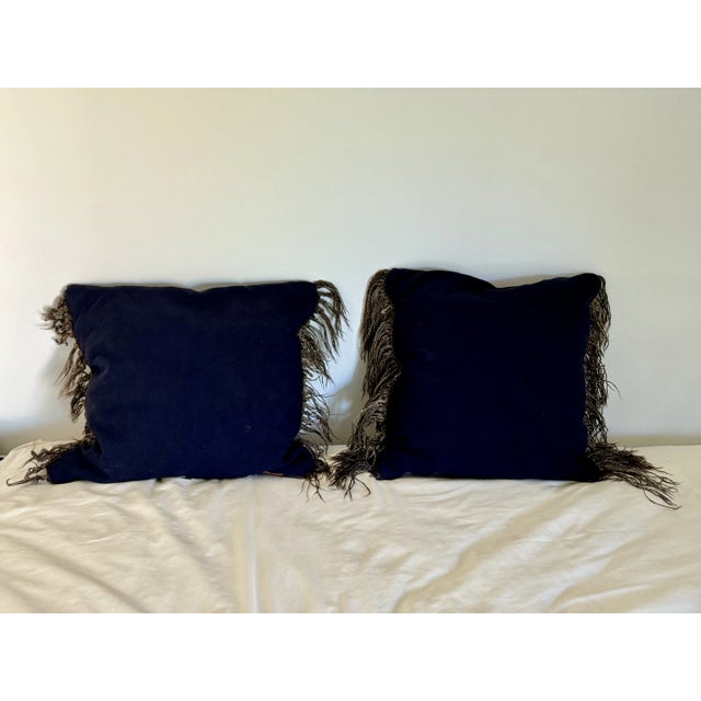 Early 20th Century Kilim Pillows - a Pair For Sale - Image 4 of 12