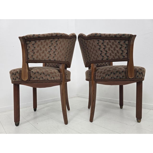 French Art Deco Armchairs in the style of Paul Follot, 1925, Set of 2 For Sale - Image 15 of 18