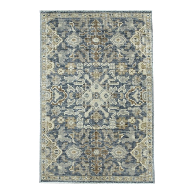 Turkish Oushak Rug 1'7" x 2'5" #17202 For Sale