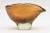 Barovier e Toso Vintage Murano Barovier E Toso Amber, Green and Gold Aventurine Glass Chunky Bowl, 1950's For Sale - Image 4 of 13