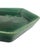 French Vintage Le Grand Hotel Paris Green Ceramic Ashtray Catchall Dish For Sale - Image 3 of 9