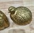 Vintage Japanese Kutani Gold Ceramic Quail Figurine Mid Century Japan MCM, Set of 2 For Sale - Image 9 of 11