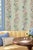 Not Yet Made - Made To Order Mahjong Floral Stripe Grasscloth Wallpaper by House Party | Green Dragon | 8 Yards For Sale - Image 5 of 10
