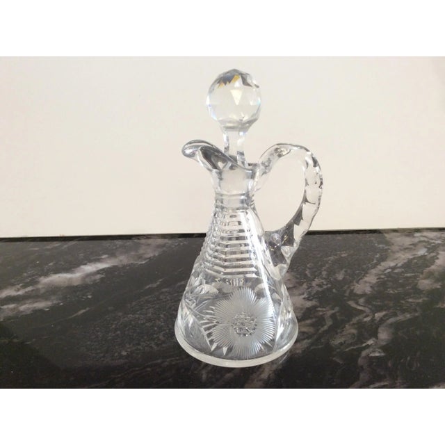 Mid 19th Century American Cut Glass Cruet For Sale - Image 11 of 11