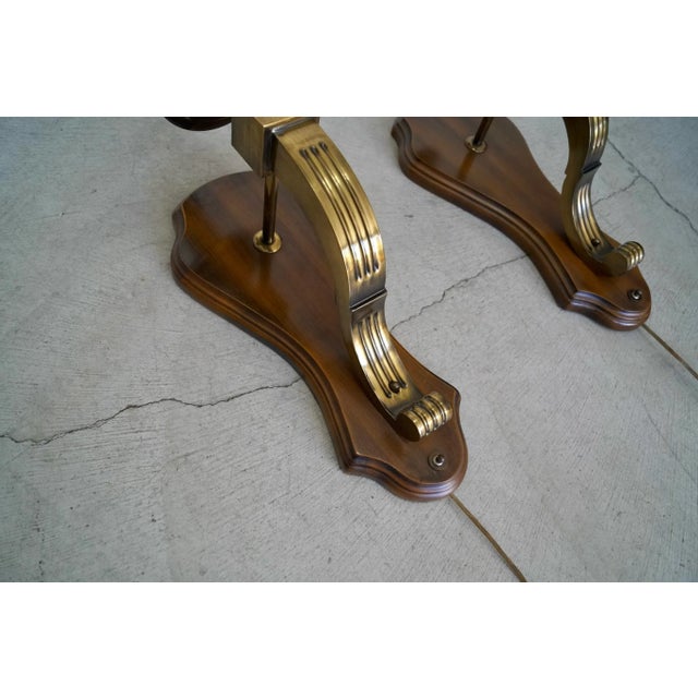 1970's Hollywood Regency Wall Lamps Sconces - a Pair For Sale - Image 9 of 13