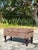 Wood Vintage Regency Tufted Leopard Ottoman Bench For Sale - Image 7 of 11