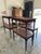 Tan Vintage French Wooden Bistro Coffee Tables, 1940, Set of 5 For Sale - Image 8 of 9