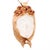 Metal Walter Bauscher 14k Gold, Rock Crystal, Garnet, and Diamond Figural Face Pendant For Sale - Image 7 of 14