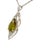Early 21st Century 4.45 Carat Sphene Diamond Platinum Pendant Necklace For Sale - Image 5 of 7