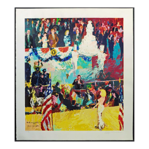 LeRoy Neiman "The President's Birthday Party" John F. Kennedy's 45th Birthday