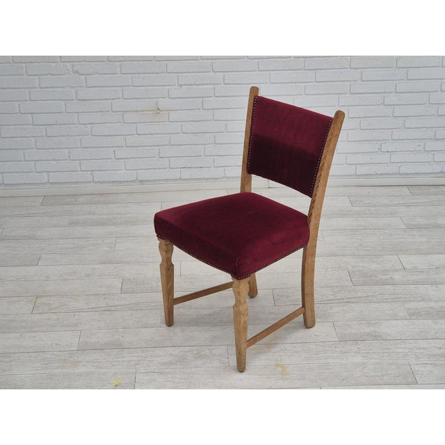 Danish Dinning Chairs in Oak Wood, 1970s, Set of 6 For Sale - Image 11 of 18