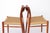 Brown Large Danish Teak Dining Chairs Model 75 with Papercord Seats by Niels Otto (N. O.) Møller for J.L. Møllers, 1950s, Set of 8 For Sale - Image 8 of 12