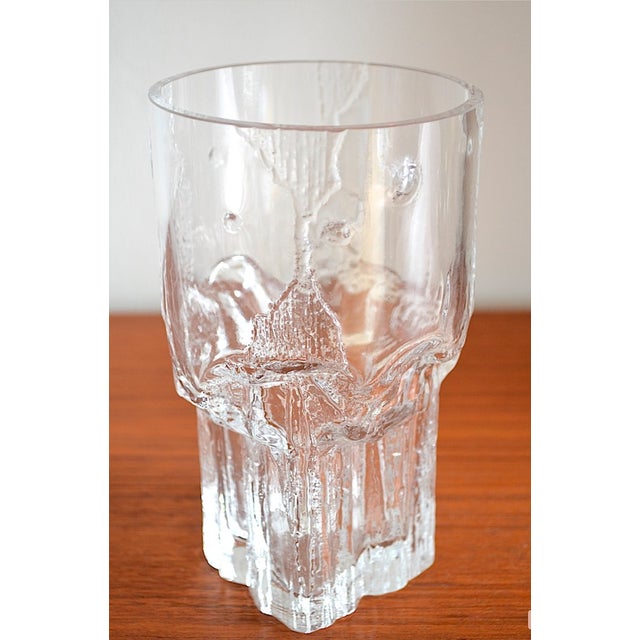 Glass Large Finnish Glass Vase by Tapio Wirkkala for Iittala, 1960s For Sale - Image 7 of 7