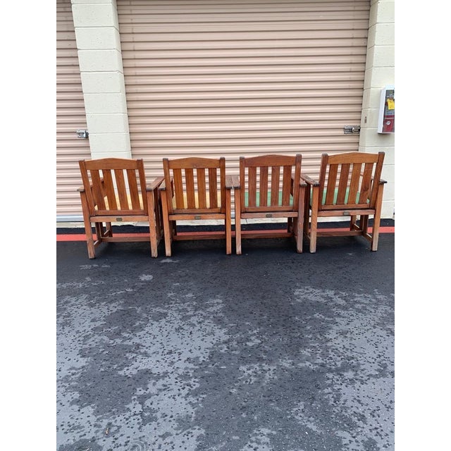 Brown Jordan Patio Dining Set Chairish