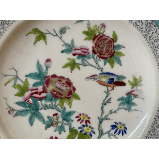 Mid 19th Century Vintage Decorative Plates by Minton & Boyle, 1836, Set of 2 For Sale - Image 5 of 9