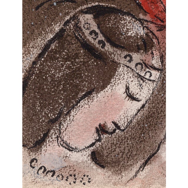 Marc Chagall, Sara et les Anges (Sarah and the Angels), Nude, 1960, Original Lithograph For Sale - Image 6 of 8