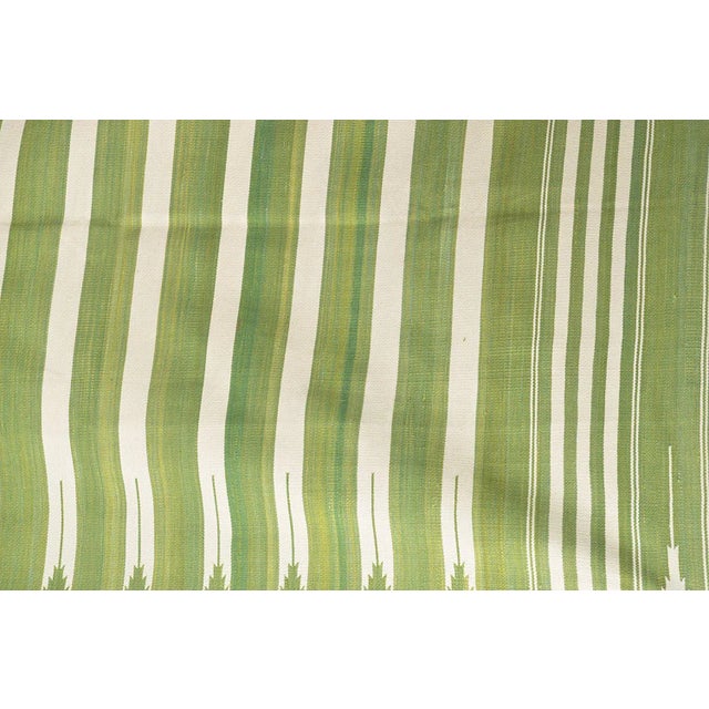 Casa Cosima Rosemary Rug, 6x9, Forest Green & White For Sale - Image 4 of 5