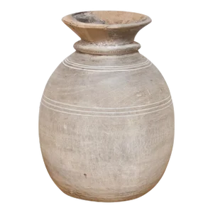Rustic Indian Wooden Pot-Baru