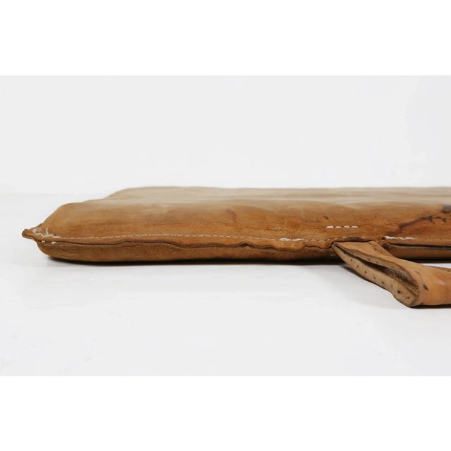 Gym Mat in Brown Cow Leather, Belgium, 1930s For Sale - Image 4 of 11