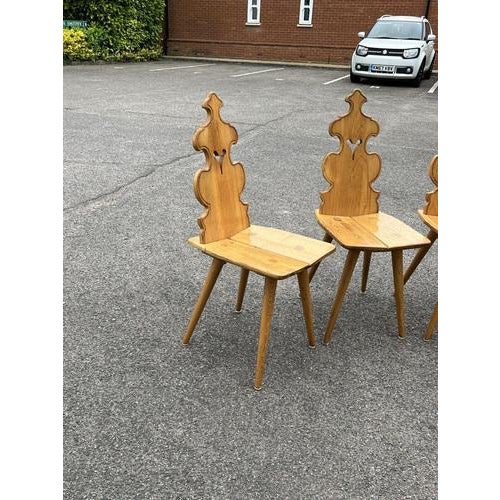 Mid-Century Ash Dining Chairs, Set of 4 For Sale - Image 5 of 16