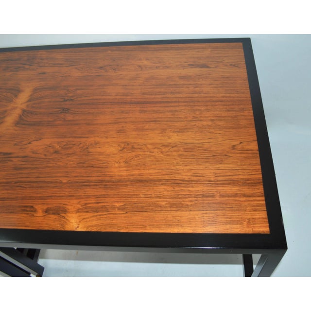 Three-Piece Nesting Tables Attributed to Harvey Probber Rosewood For Sale - Image 4 of 13
